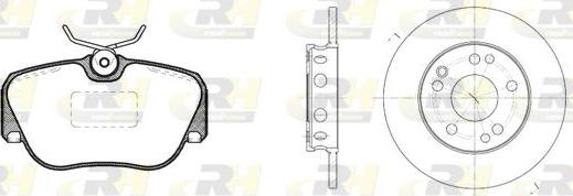 Roadhouse 8284.00 - Спирачен комплект, дискови спирачки vvparts.bg