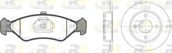 Roadhouse 8285.01 - Спирачен комплект, дискови спирачки vvparts.bg