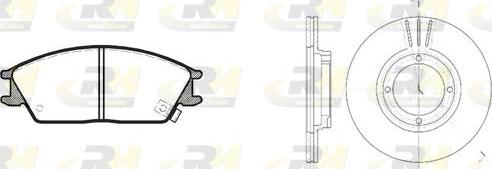 Roadhouse 8224.00 - Спирачен комплект, дискови спирачки vvparts.bg