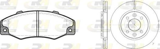 Roadhouse 8220.00 - Спирачен комплект, дискови спирачки vvparts.bg