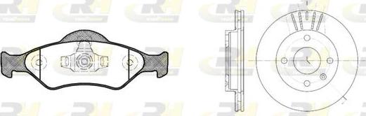 Roadhouse 8765.00 - Спирачен комплект, дискови спирачки vvparts.bg