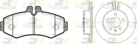 Roadhouse 8701.00 - Спирачен комплект, дискови спирачки vvparts.bg