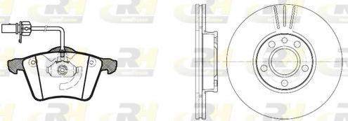 Roadhouse 8721.00 - Спирачен комплект, дискови спирачки vvparts.bg