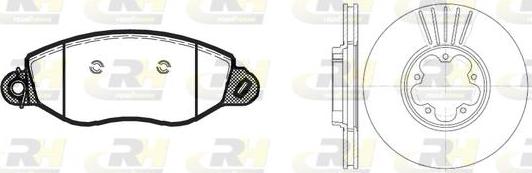 Roadhouse 8772.03 - Спирачен комплект, дискови спирачки vvparts.bg