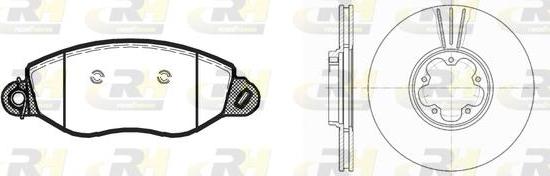 Roadhouse 8772.02 - Спирачен комплект, дискови спирачки vvparts.bg