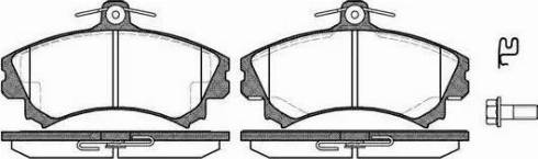 Alpha Brakes HKP-MS-036 - Комплект спирачно феродо, дискови спирачки vvparts.bg