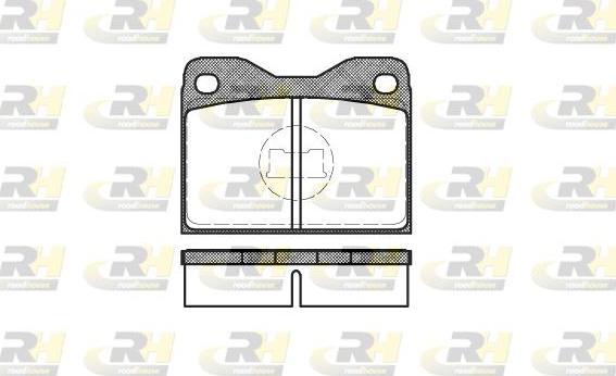 Roadhouse 2008.30 - Комплект спирачно феродо, дискови спирачки vvparts.bg