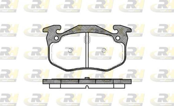 Ferodo FQT558 - Комплект спирачно феродо, дискови спирачки vvparts.bg