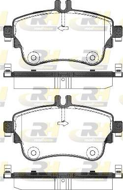 Roadhouse 21487.08 - Комплект спирачно феродо, дискови спирачки vvparts.bg