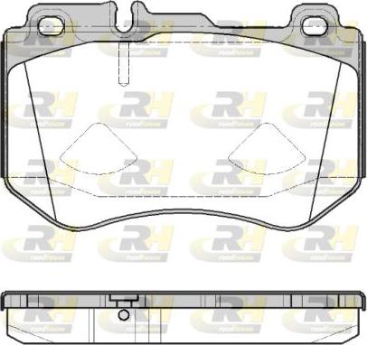 Roadhouse 21591.00 - Комплект спирачно феродо, дискови спирачки vvparts.bg