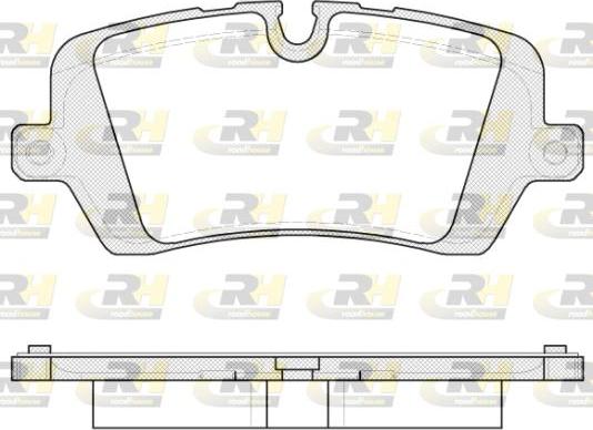 Roadhouse 21541.00 - Комплект спирачно феродо, дискови спирачки vvparts.bg