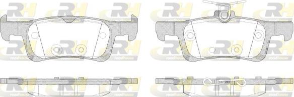 Roadhouse 21563.00 - Комплект спирачно феродо, дискови спирачки vvparts.bg