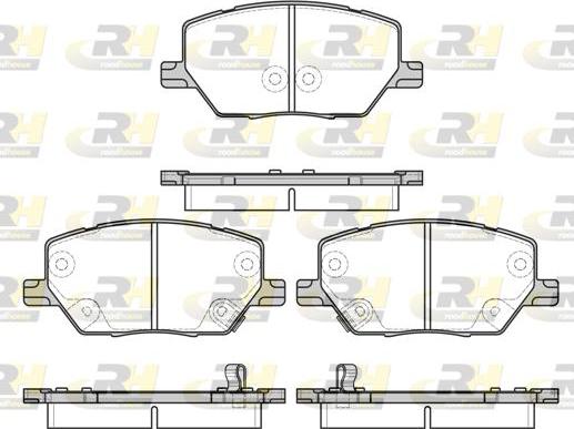 Roadhouse 21640.02 - Комплект спирачно феродо, дискови спирачки vvparts.bg