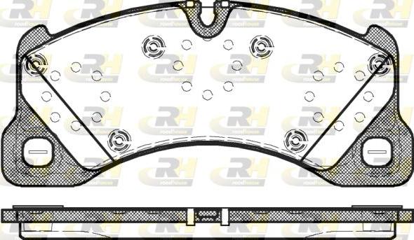 Roadhouse 21345.00 - Комплект спирачно феродо, дискови спирачки vvparts.bg