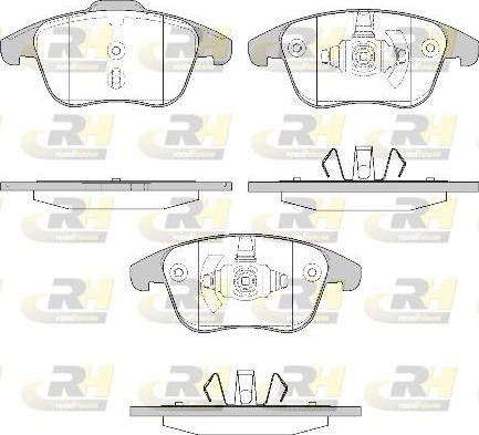 Roadhouse 21249.50 - Комплект спирачно феродо, дискови спирачки vvparts.bg