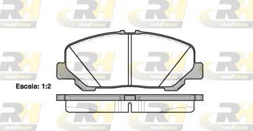 Roadhouse 21287.00 - Комплект спирачно феродо, дискови спирачки vvparts.bg