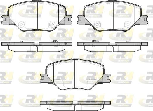 Roadhouse 21795.02 - Комплект спирачно феродо, дискови спирачки vvparts.bg