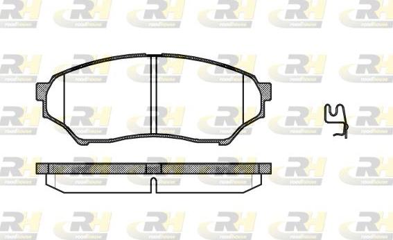 Lucas Electrical 6132709 - Комплект спирачно феродо, дискови спирачки vvparts.bg