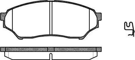 Alpha Brakes HKP-MS-041 - Комплект спирачно феродо, дискови спирачки vvparts.bg