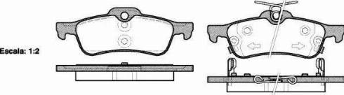 Alpha Brakes HKT-TY-043 - Комплект спирачно феродо, дискови спирачки vvparts.bg