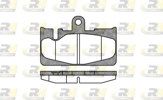 Roadhouse 2889.00 - Комплект спирачно феродо, дискови спирачки vvparts.bg