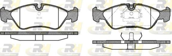 Roadhouse 2286.10 - Комплект спирачно феродо, дискови спирачки vvparts.bg