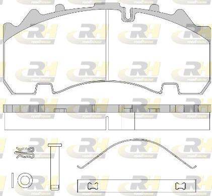 Roadhouse JSX 21554.80 - Комплект спирачно феродо, дискови спирачки vvparts.bg