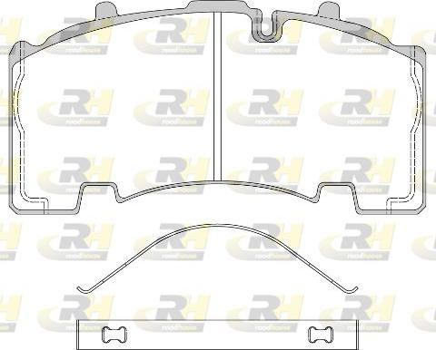 Roadhouse JSX 21555.00 - Комплект спирачно феродо, дискови спирачки vvparts.bg