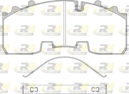 Roadhouse JSX 21556.00 - Комплект спирачно феродо, дискови спирачки vvparts.bg