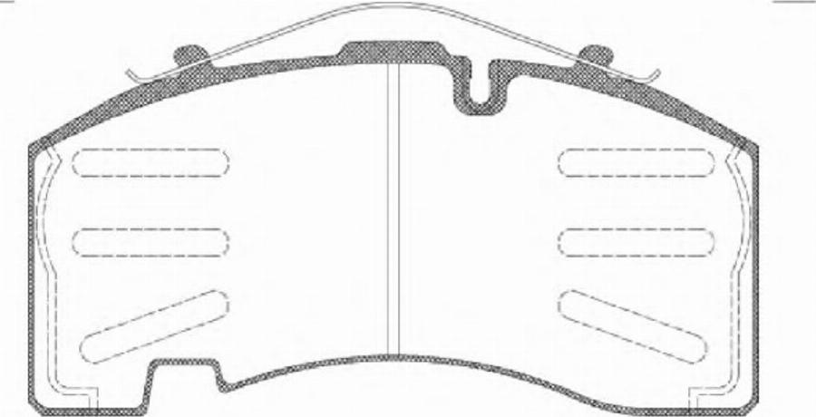 Roadhouse JSX 21074.00 - Комплект спирачно феродо, дискови спирачки vvparts.bg