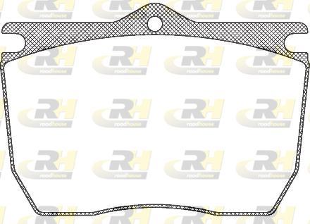 Roadhouse JSX 2824.00 - Комплект спирачно феродо, дискови спирачки vvparts.bg