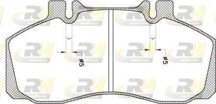 Roadhouse JSX 2245.20 - Комплект спирачно феродо, дискови спирачки vvparts.bg