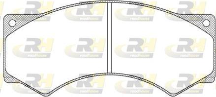 Roadhouse JSX 2277.00 - Комплект спирачно феродо, дискови спирачки vvparts.bg