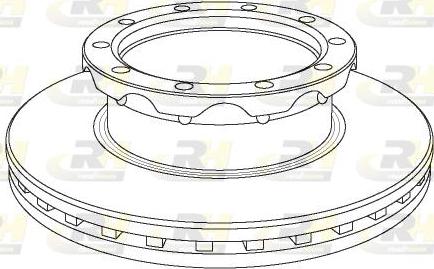 Roadhouse NSX1062.20 - Спирачен диск vvparts.bg