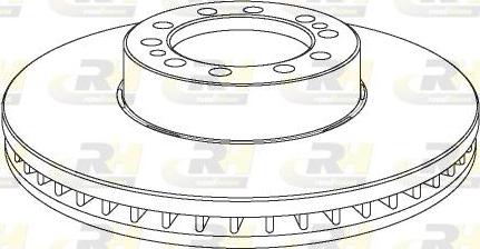 Roadhouse NSX1075.20 - Спирачен диск vvparts.bg