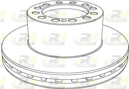 Truckfrenos TF.28.24.1002 - Спирачен диск vvparts.bg