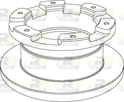 Roadhouse NSX1181.10 - Спирачен диск vvparts.bg