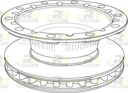 Roadhouse NSX1170.20 - Спирачен диск vvparts.bg