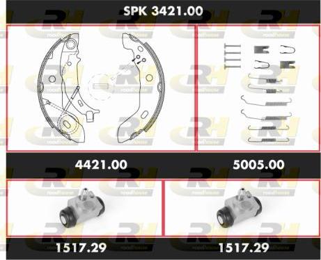 Roadhouse SPK 3421.00 - Комплект спирачна челюст vvparts.bg