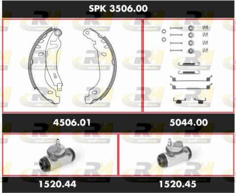Roadhouse SPK 3506.00 - Комплект спирачна челюст vvparts.bg