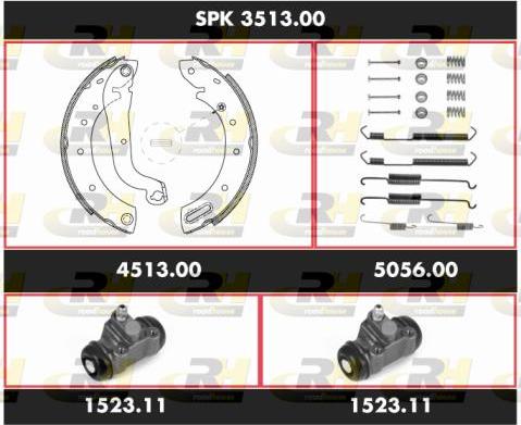 Roadhouse SPK 3513.00 - Комплект спирачна челюст vvparts.bg