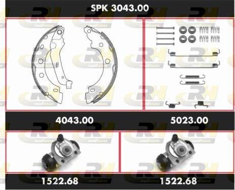 Roadhouse SPK 3043.00 - Комплект спирачна челюст vvparts.bg