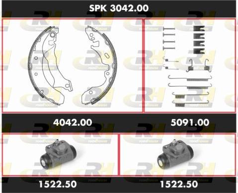 Roadhouse SPK 3042.00 - Комплект спирачна челюст vvparts.bg