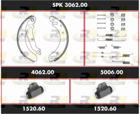 Roadhouse SPK 3062.00 - Комплект спирачна челюст vvparts.bg