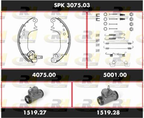 Roadhouse SPK 3075.03 - Комплект спирачна челюст vvparts.bg