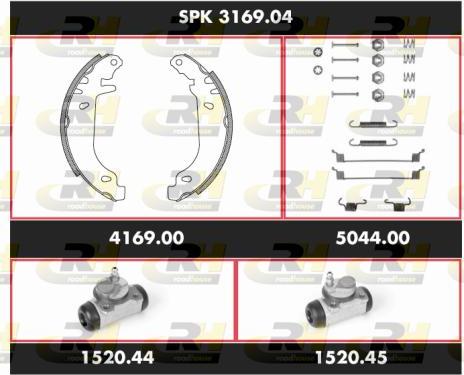 Roadhouse SPK 3169.04 - Комплект спирачна челюст vvparts.bg