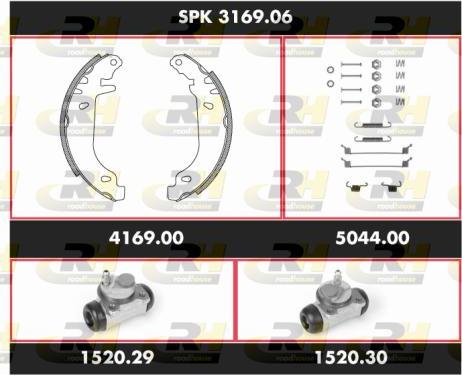 Roadhouse SPK 3169.06 - Комплект спирачна челюст vvparts.bg