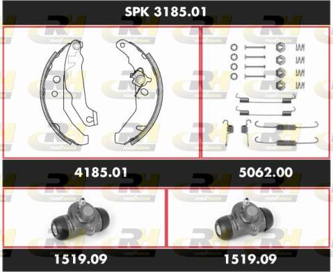 Roadhouse SPK 3185.01 - Комплект спирачна челюст vvparts.bg