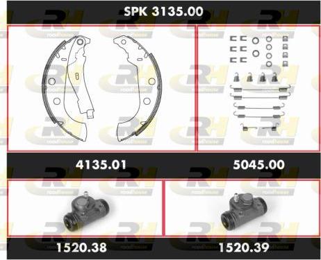 Roadhouse SPK 3135.00 - Комплект спирачна челюст vvparts.bg