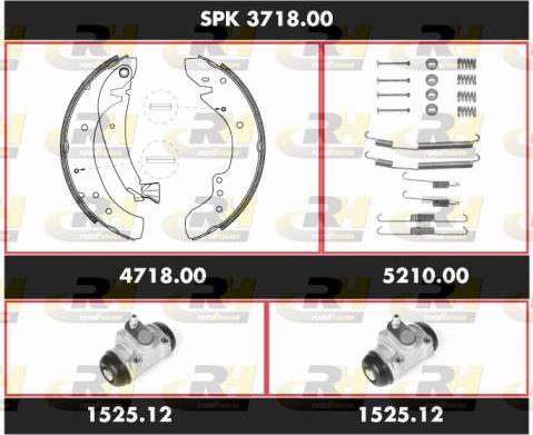 Roadhouse SPK 3718.00 - Комплект спирачна челюст vvparts.bg